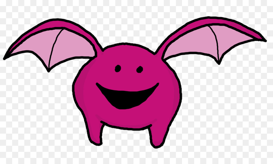 Chauve Souris Rose，Ailes PNG