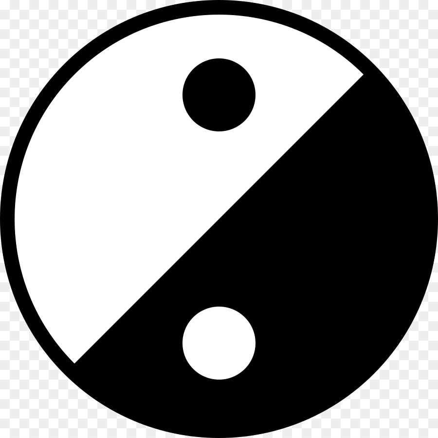 Dessin，Le Yin Et Le Yang PNG