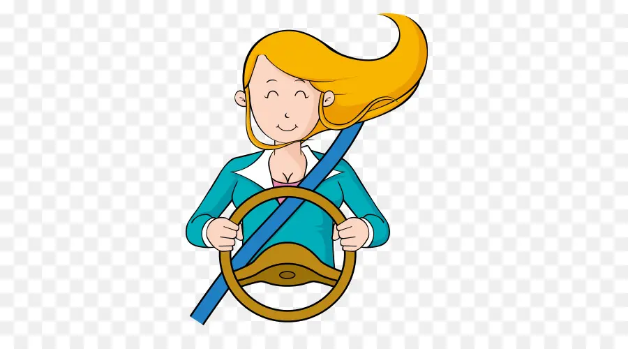 Femme Au Volant，Volant PNG