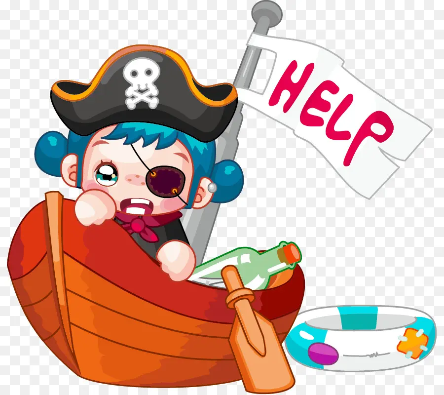 Enfant Pirate，Bateau PNG