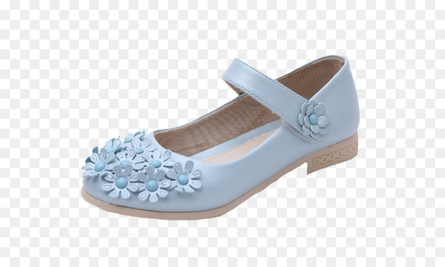 Chaussure Bleue，Conception Florale PNG