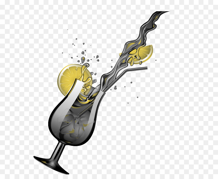 Boisson Au Citron，Verre PNG