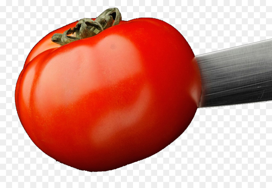 Tomate Avec Couteau，Légume PNG