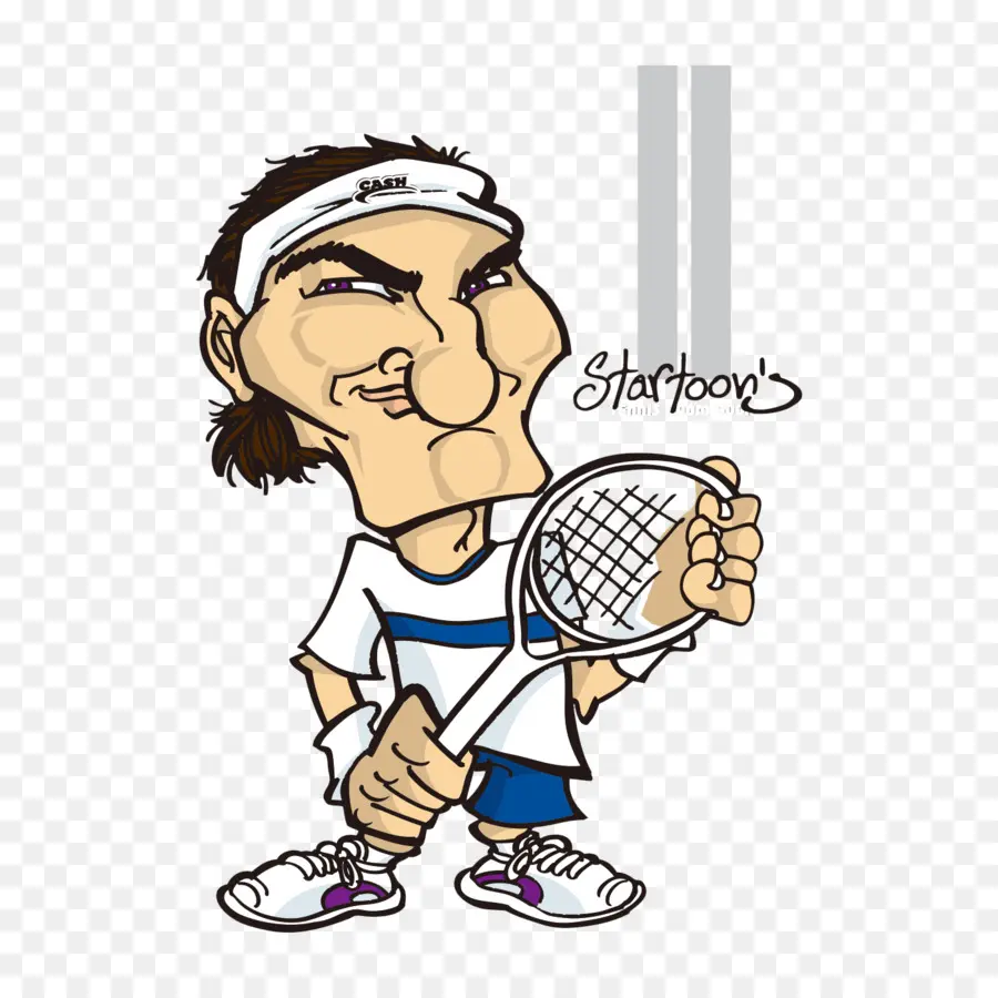 Joueur De Tennis，Raquette PNG