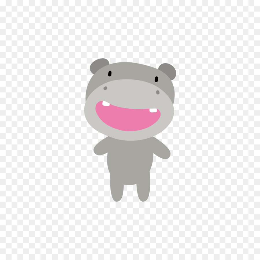 Hippopotame Mignon，Animal PNG