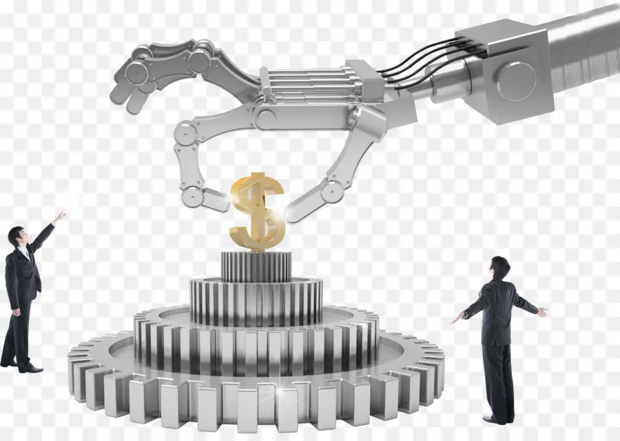 Bras Robotique，Signe Dollar PNG