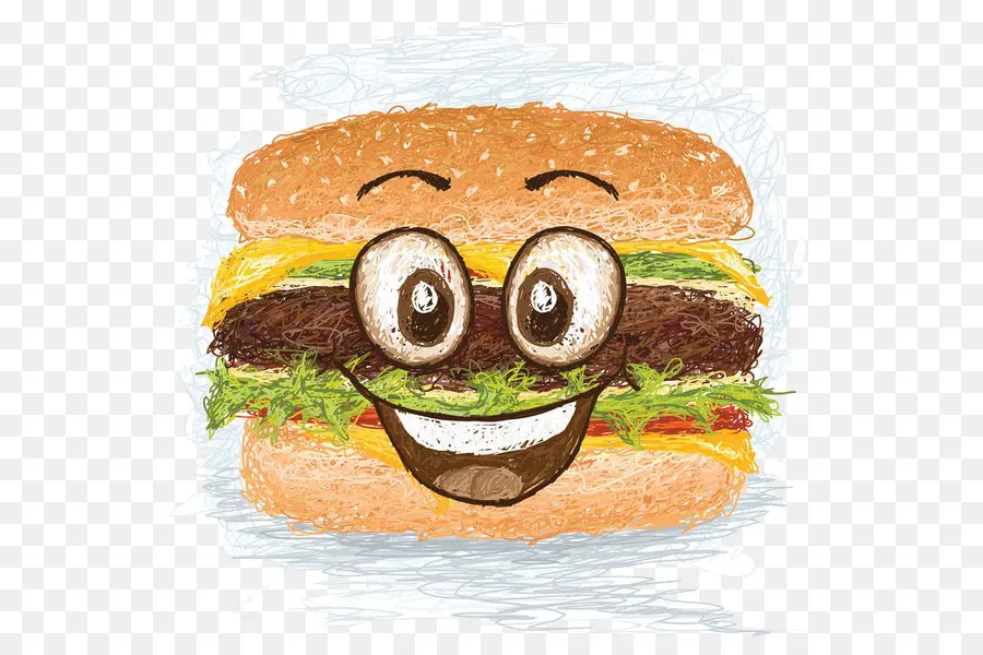 Hamburger，Souriant PNG