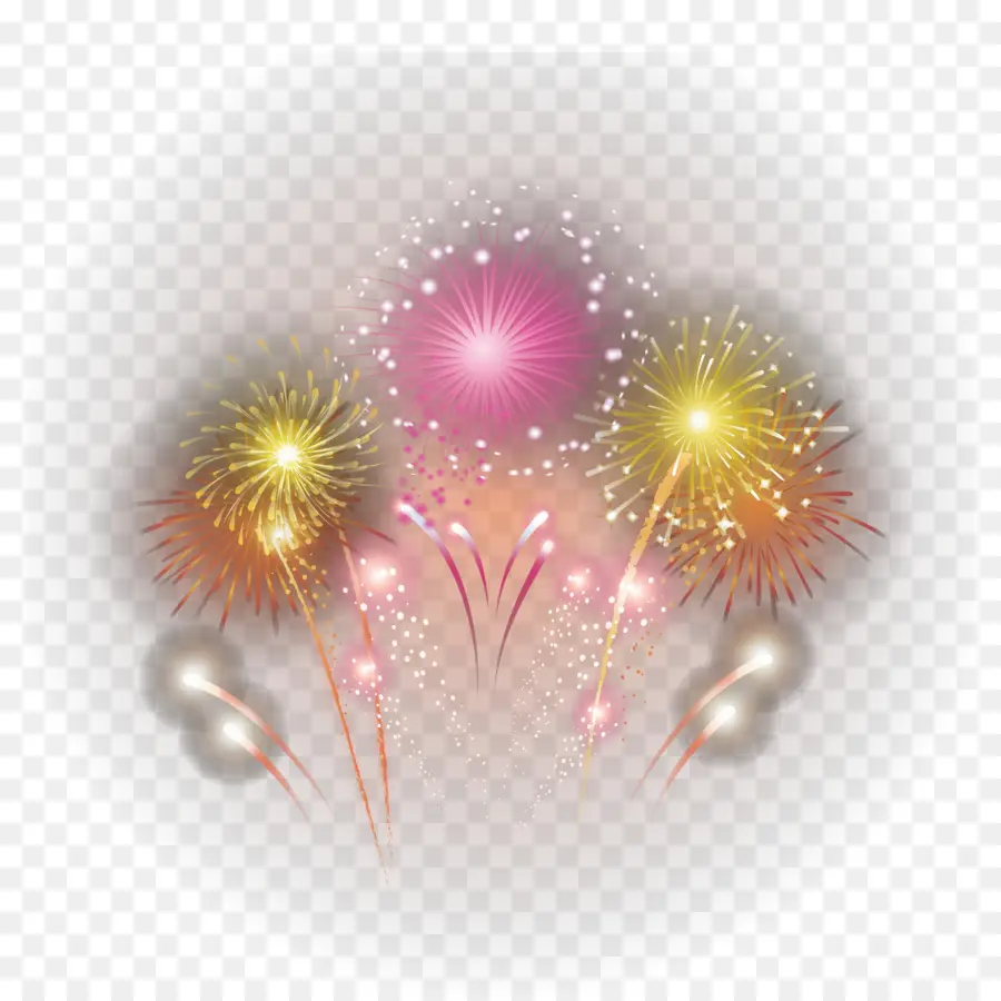 Feux D'artifice，Coloré PNG