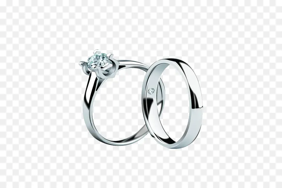 Anneaux De Mariage，Diamant PNG