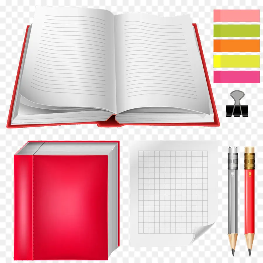 Carnet De Notes，Crayons PNG