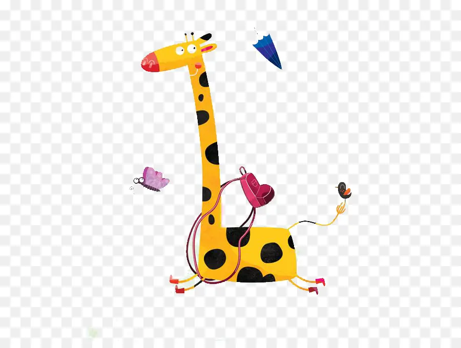 Girafe，Dessin Animé PNG