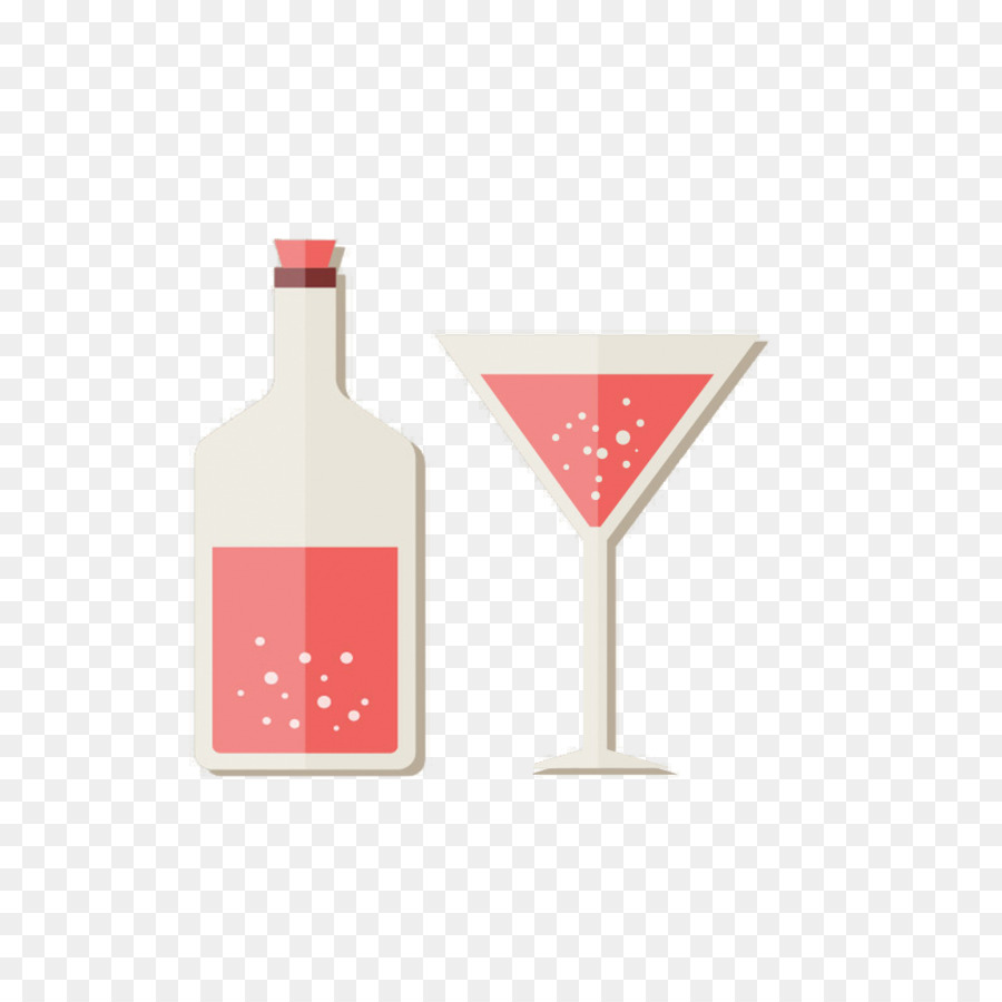 Bouteille Et Cocktail，Alcool PNG