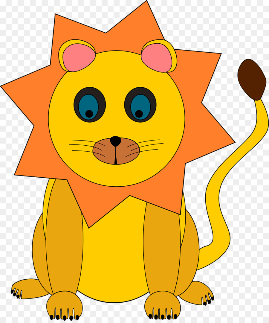 Artisanat De Lion En Papier，Art PNG