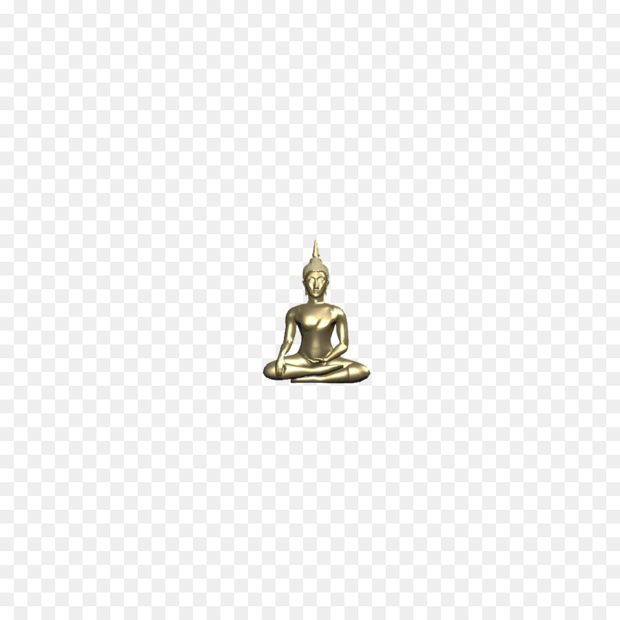 Bouddha D'or，Méditation PNG