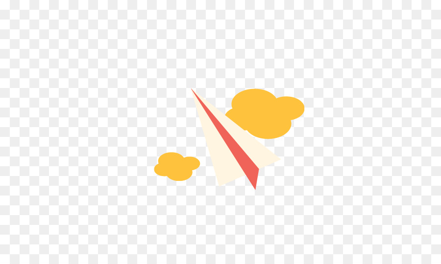 Avion En Papier，Nuages PNG