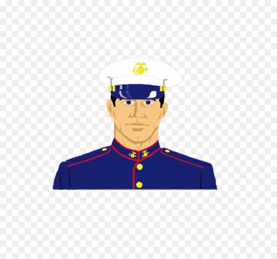 Dessin Animé，Officier De L'armée PNG