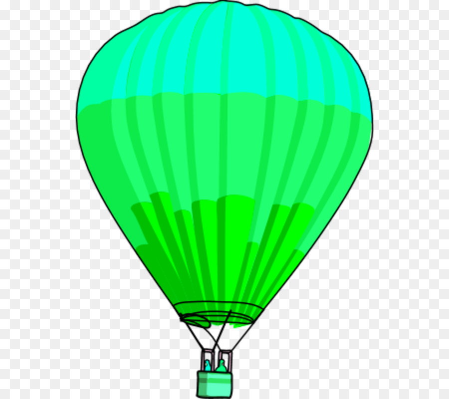 Montgolfière Verte，Ciel PNG