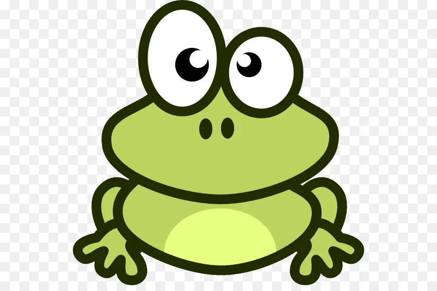 Grenouille De Dessin Animé，Vert PNG