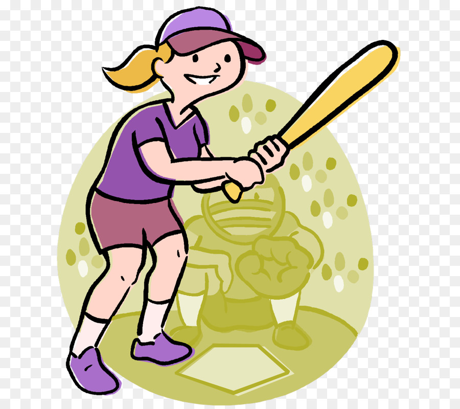 Fille Avec Chauve Souris，Base Ball PNG