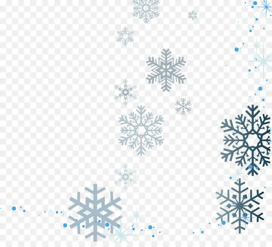 Flocons De Neige，Hiver PNG