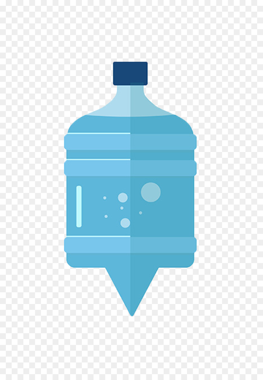 Bouteille D'eau，Bleu PNG