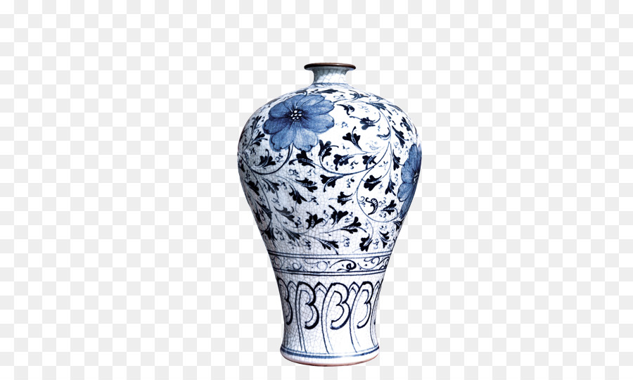 Vase En Porcelaine，Céramique PNG