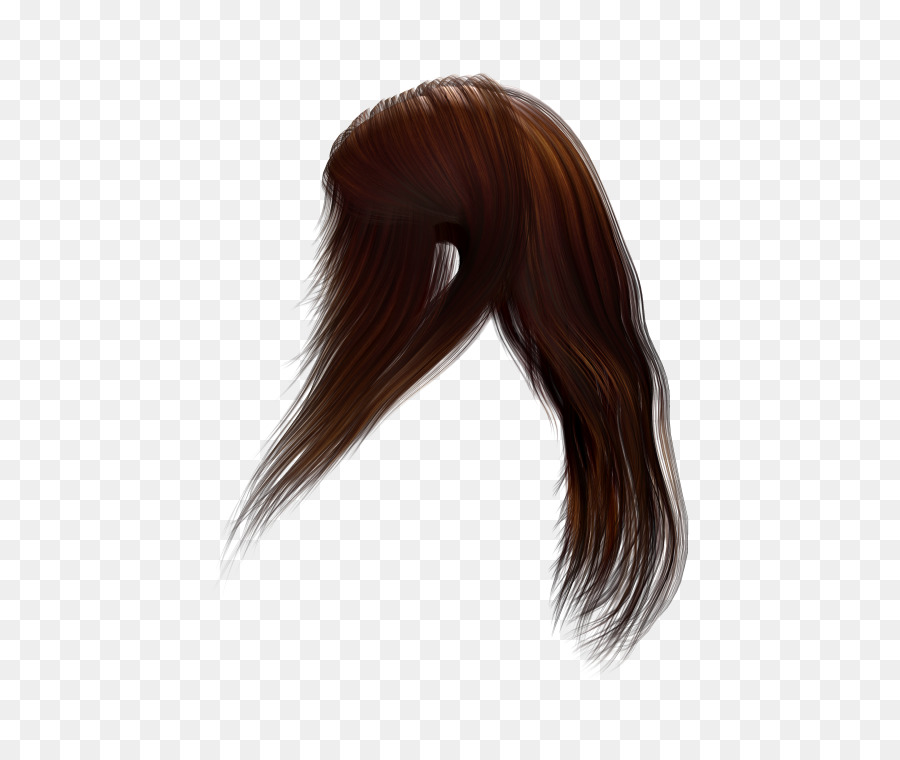 Cheveux Noirs，Long PNG