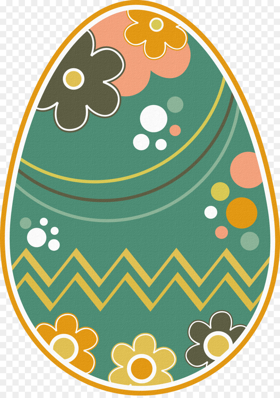 Oeuf Décoré，Fleurs PNG