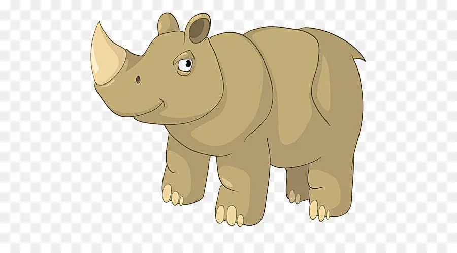 Dessin Animé Rhinocéros，Rhinocéros PNG