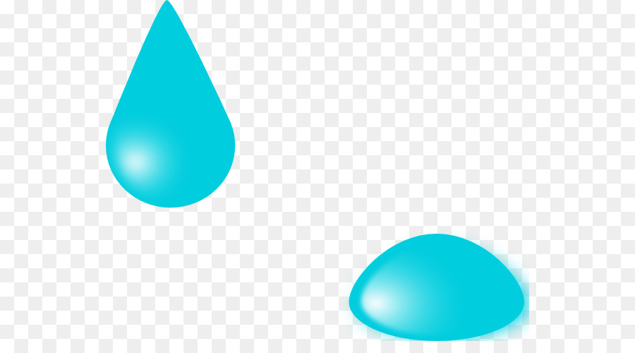 Gouttes D'eau，Bleu PNG