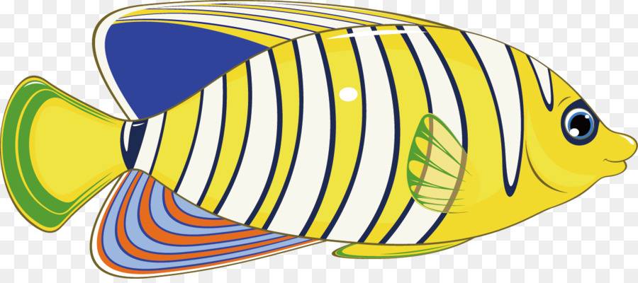 Poisson Jaune，Aquatique PNG