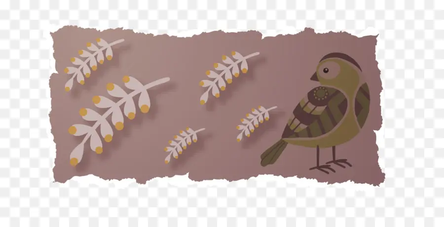 Oiseau，Feuilles PNG