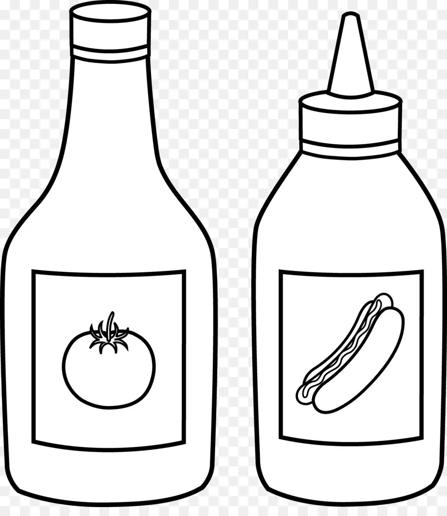 Bouteilles De Condiments，Ketchup PNG