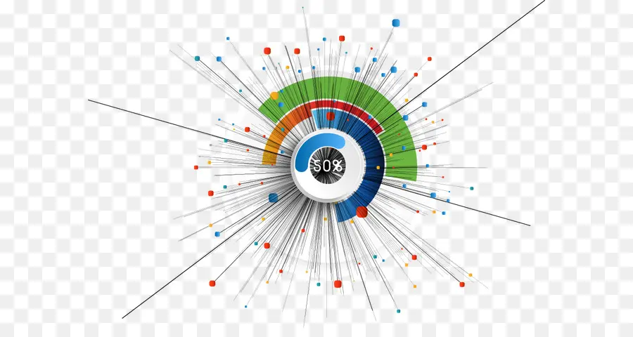 Graphique De Données Coloré，Statistiques PNG