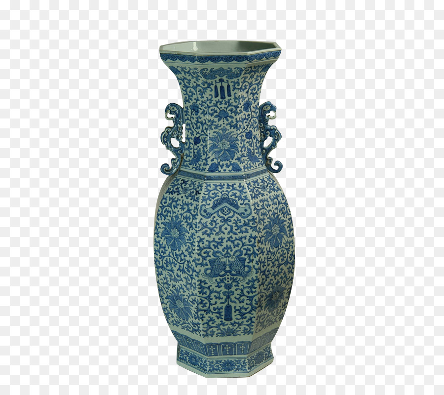 Vase Bleu，Vase PNG