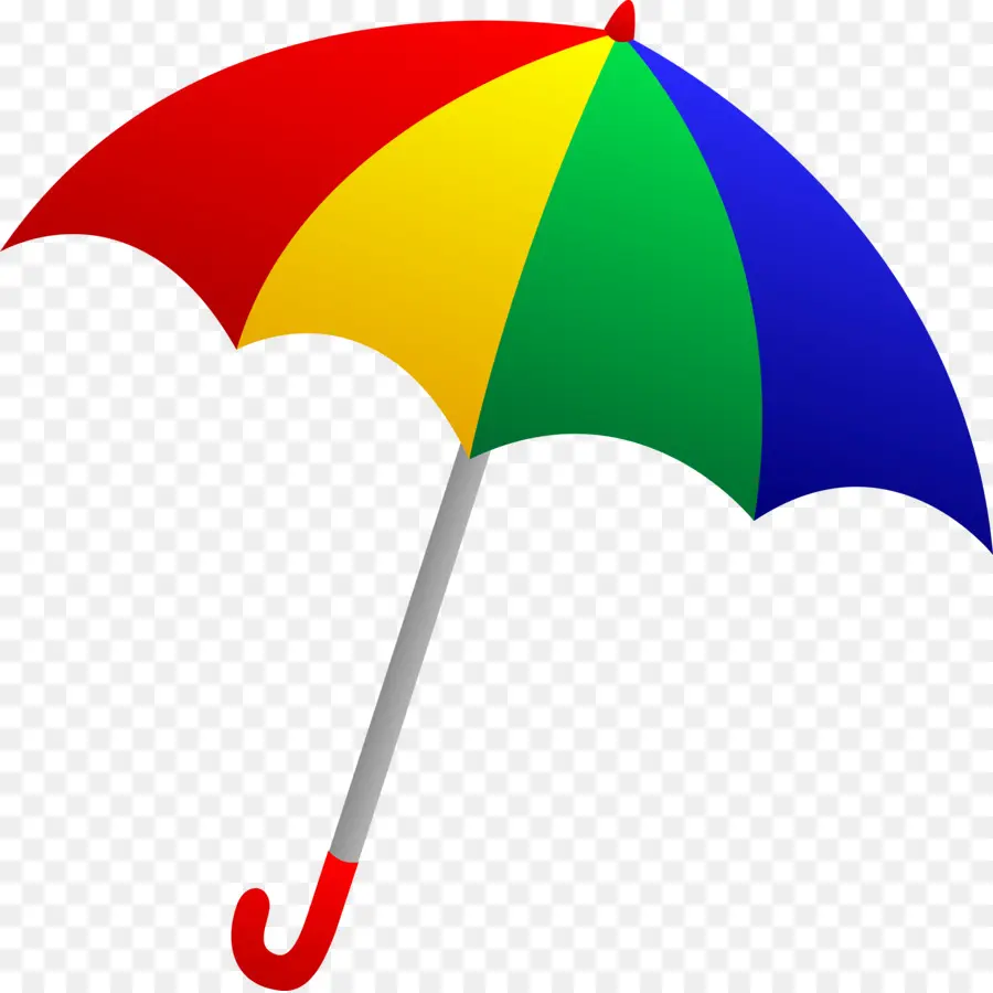 Parapluie Coloré，Pluie PNG