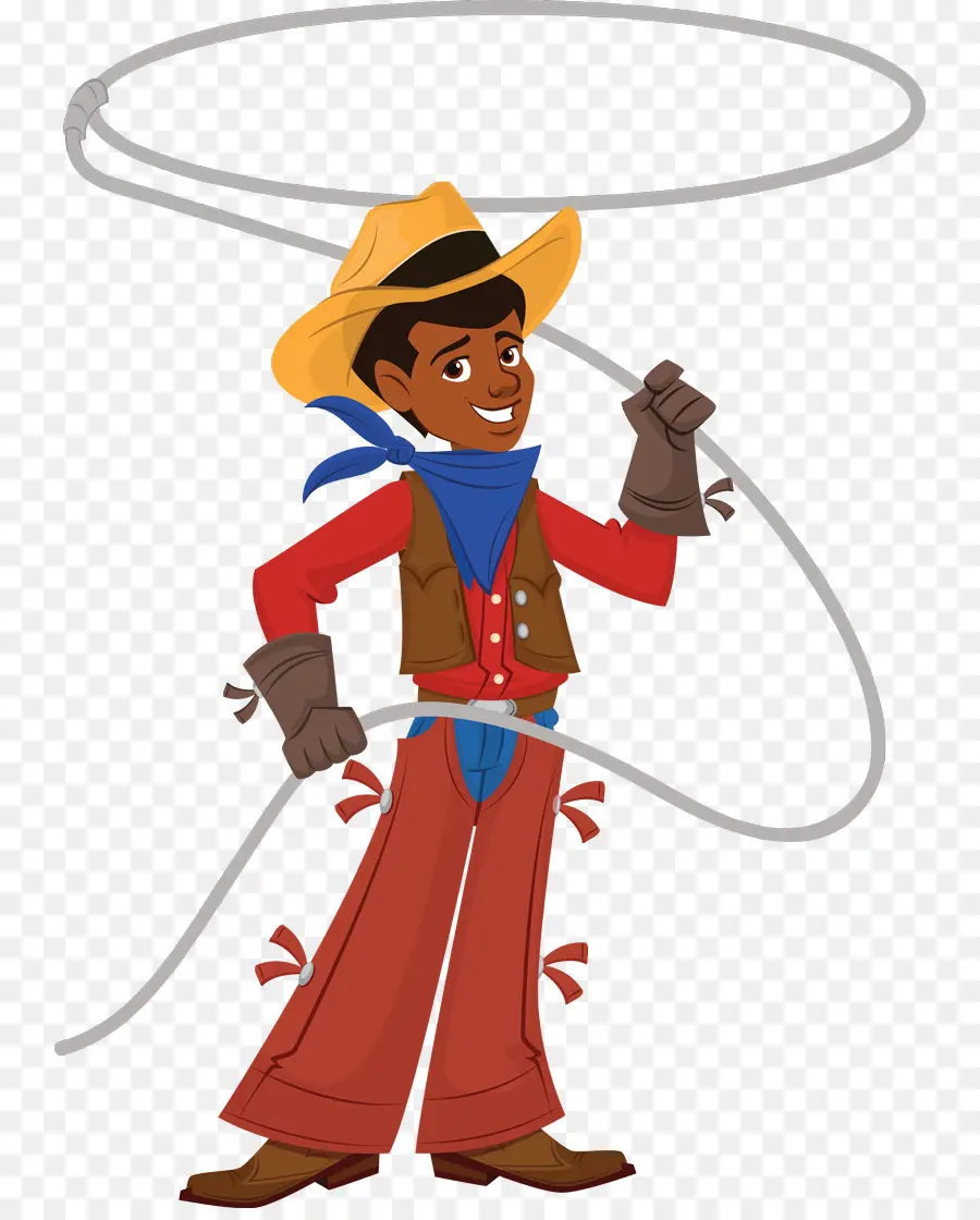 Cow Girl，Lasso PNG