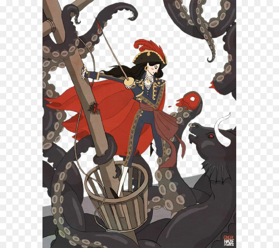 Fille Pirate，Aventure PNG