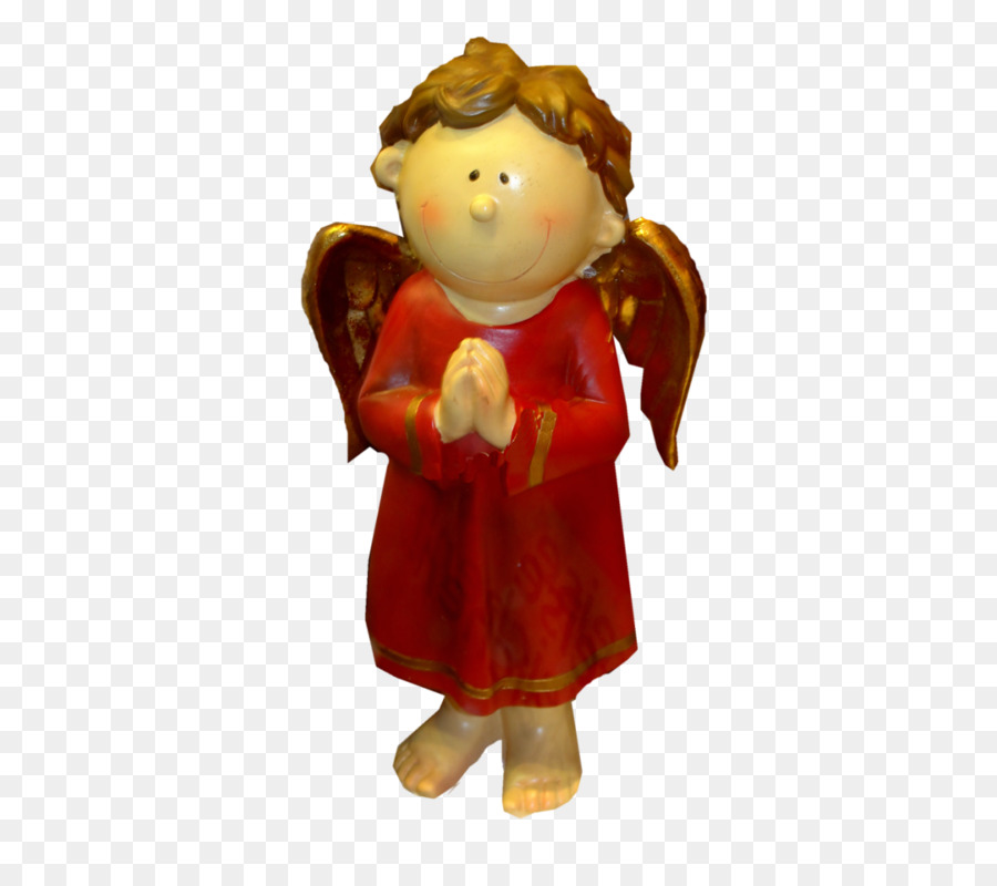 Figurine D'ange，Robe Rouge PNG