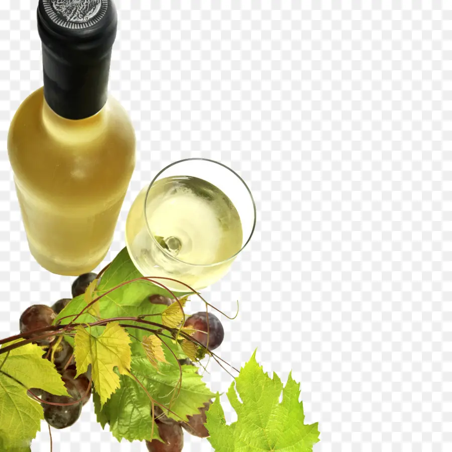 Bouteille De Vin，Vin Blanc PNG