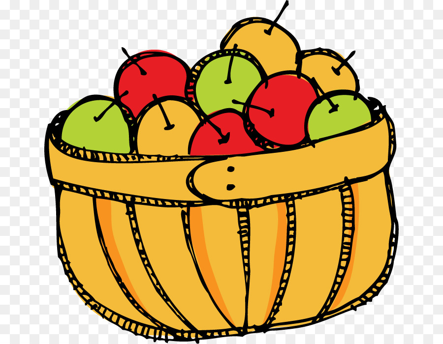 Panier De Pommes，Fruit PNG