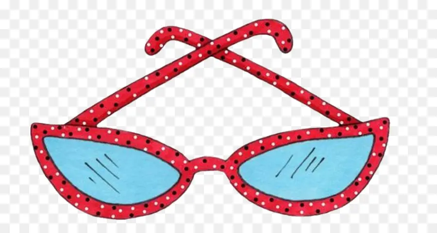 Lunettes De Soleil，Rouge PNG