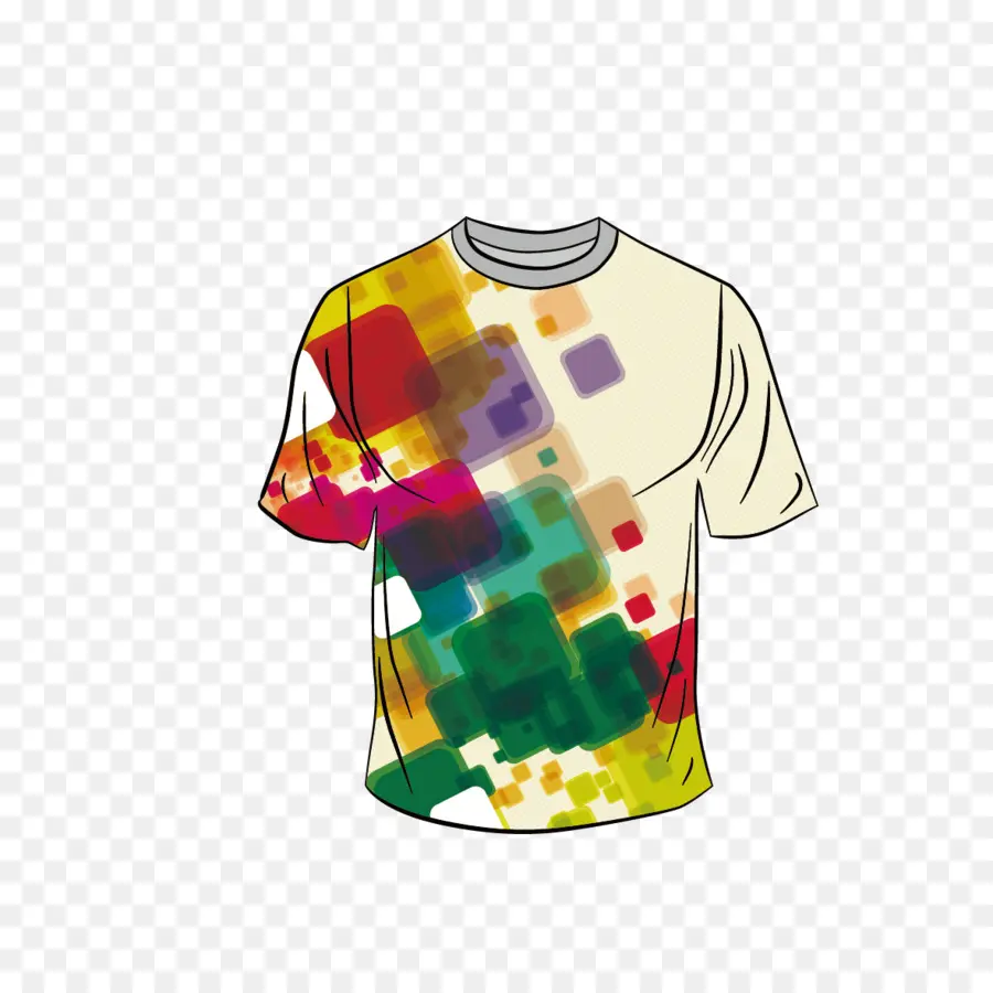 T Shirt，Coloré PNG