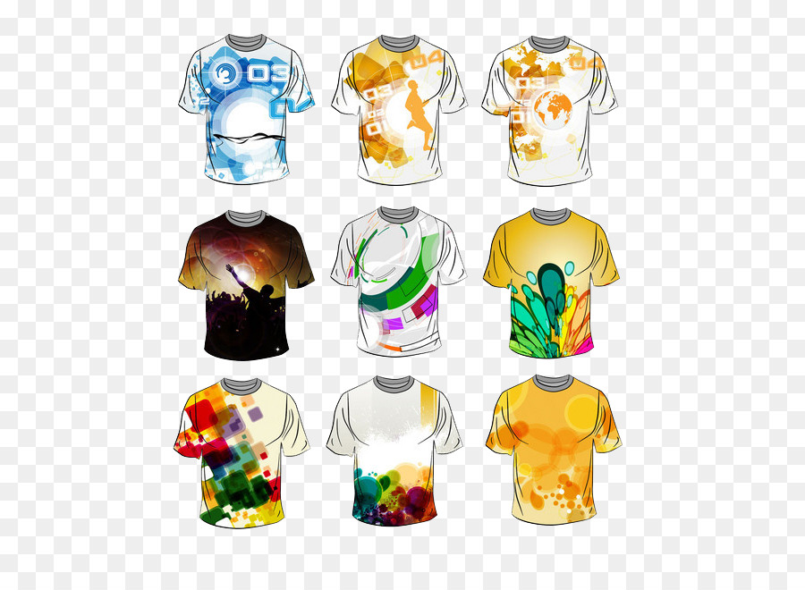 T Shirts Colorés，Chemises PNG