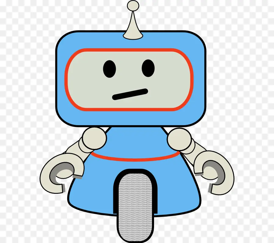 Robot，Bleu PNG