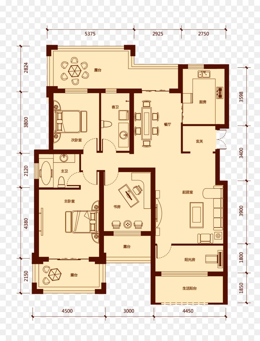 Plan D'étage De La Maison，Plan PNG