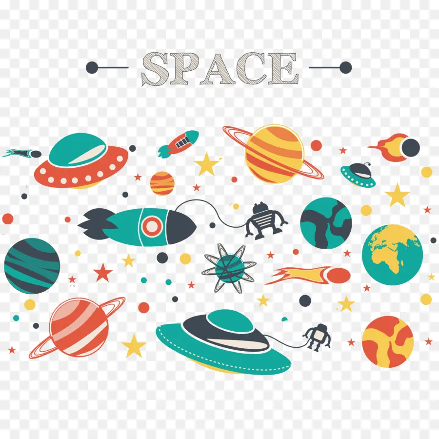 Illustration De L'espace，Planètes PNG