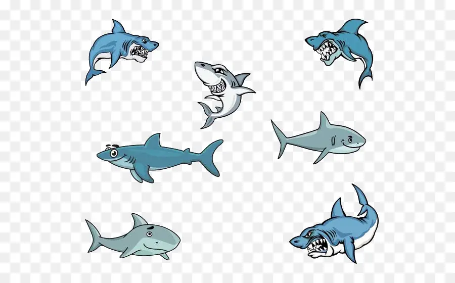 Requins，Dessin Animé PNG