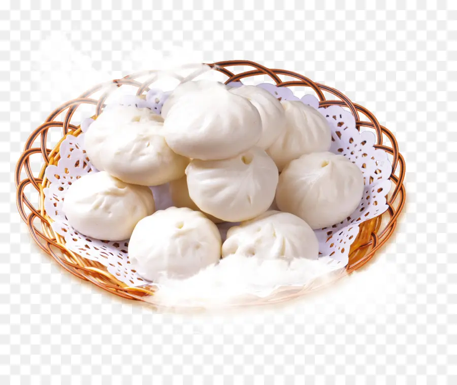 Petits Pains Cuits à La Vapeur，Panier PNG