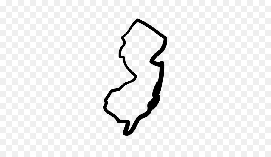 Carte Du New Jersey，État PNG